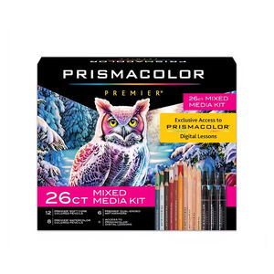 Prismacolor 26ct Mixed Media Art Kit One Size Black Pink